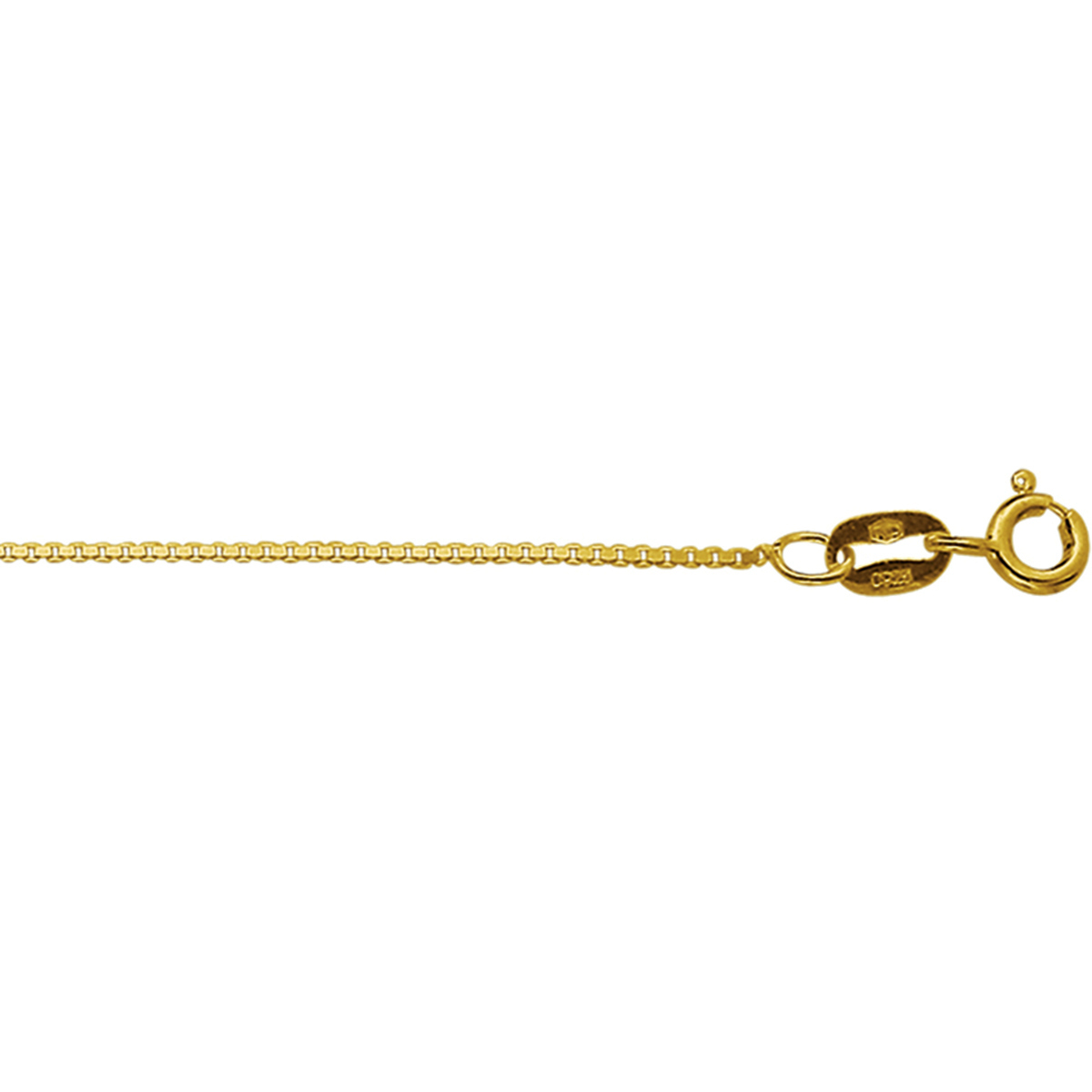 14.kt gouden Venetiaans collier 45cm