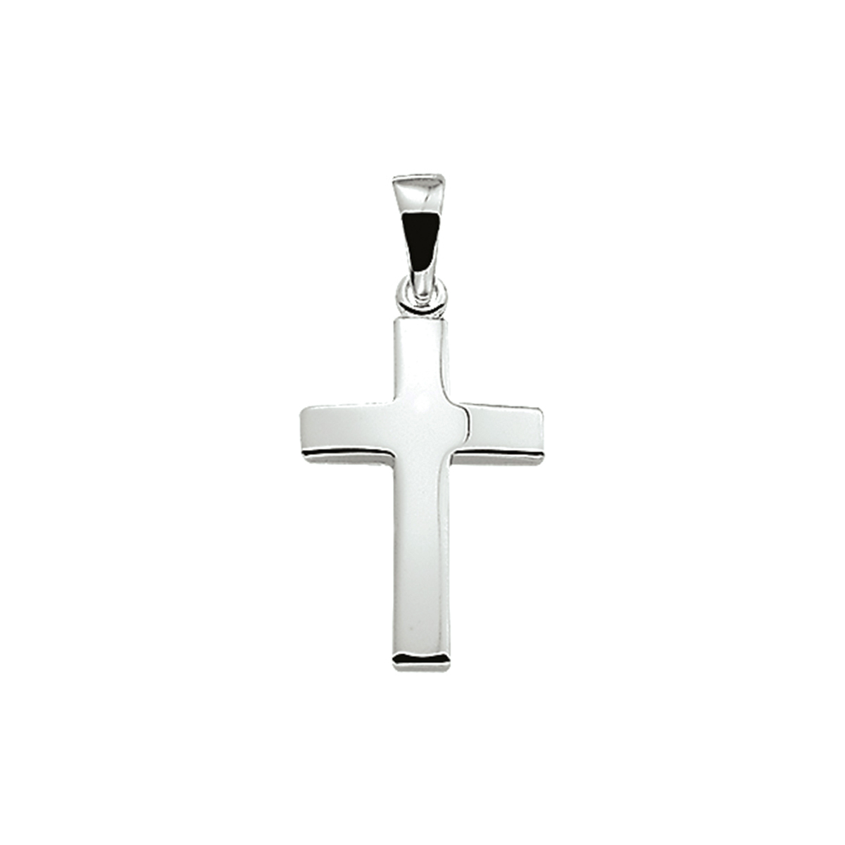 hanger kruis zilver wit