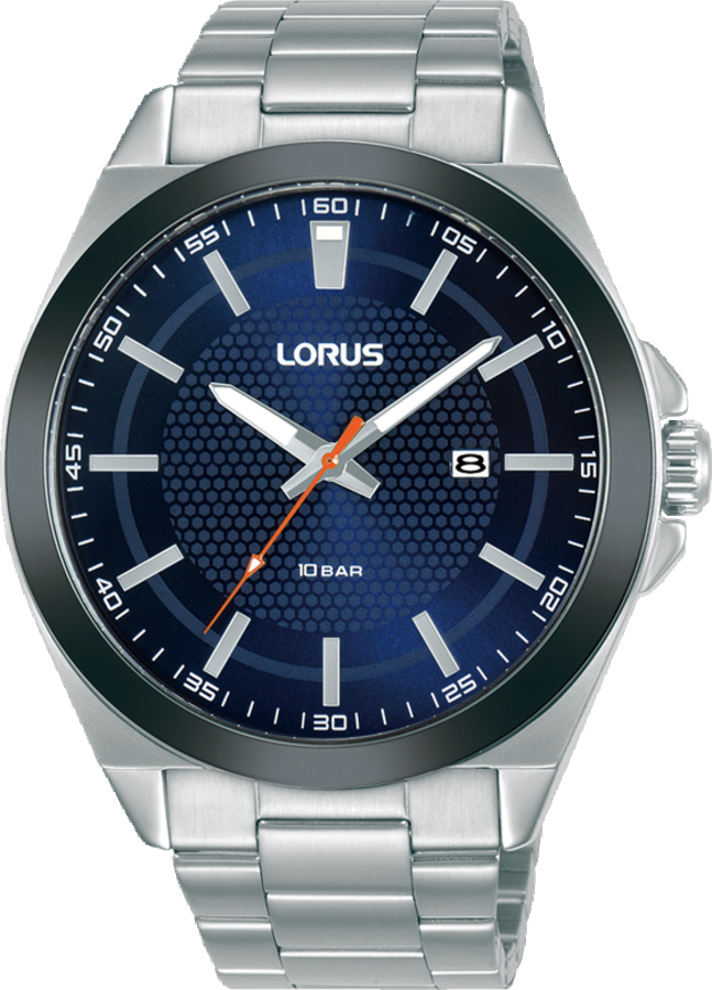 Dit is een herenhorloge van het merk Lorus. Het is een analoog horloge gemaakt van staal. De diameter van de kast is 44 mm en de kast is 9.6 mm dik.