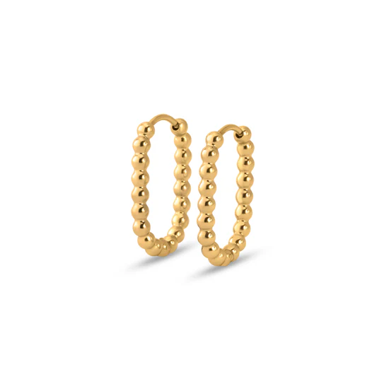 Melano Chunky Bali Earing goudkleurig
