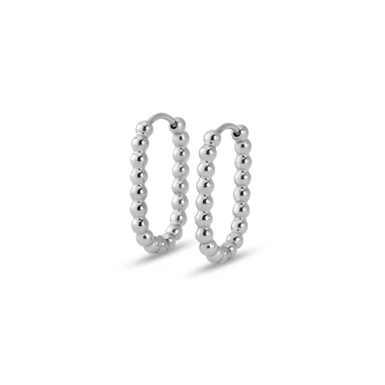 Melano Chunky bali Earing zilverkleurig