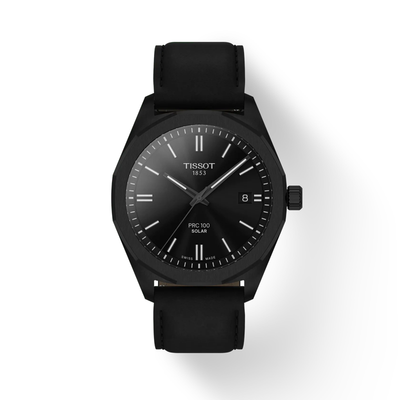 De Tissot PRC100 Solar, modelnummer T1514223605100, is een stijlvolle horloge met zonne-energie. Het heeft een datumfunctie, een zwarte polsband en een roestvrijstalen kast van 39 mm. Ideaal voor zowel formele als casual gelegenheden. Draag het om je pols voor een elegante en verfijnde uitstraling. Perfekt voor dagelijks gebruik en speciale events.