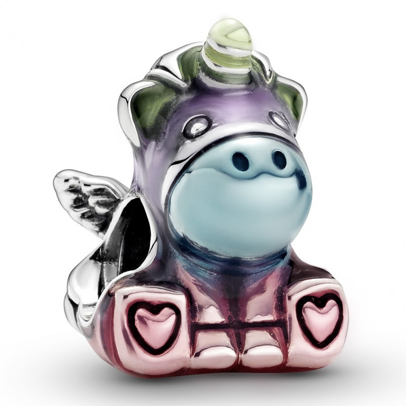 Colourful Rainbow Bruno the Unicorn Charm