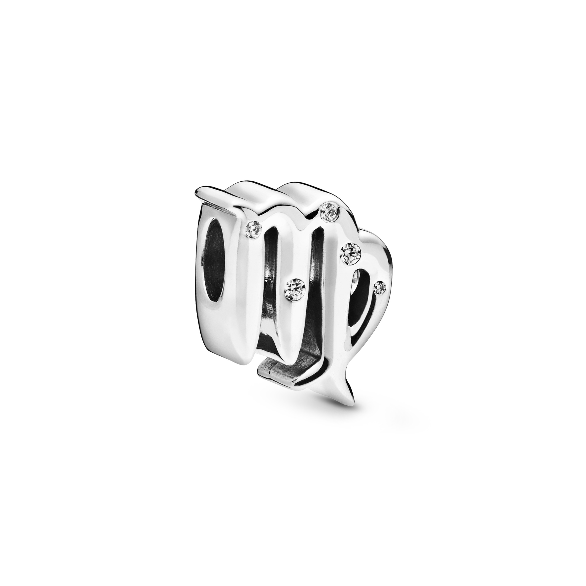 Pandora - Zodiac Virgo sterling silver charm with clear cubic zirconia - 798417C01 Maagd