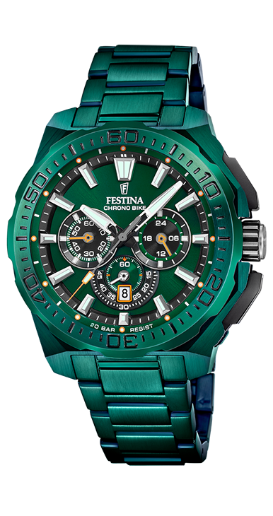 Festina Horloge Chronobike Special Edition Staal all green
