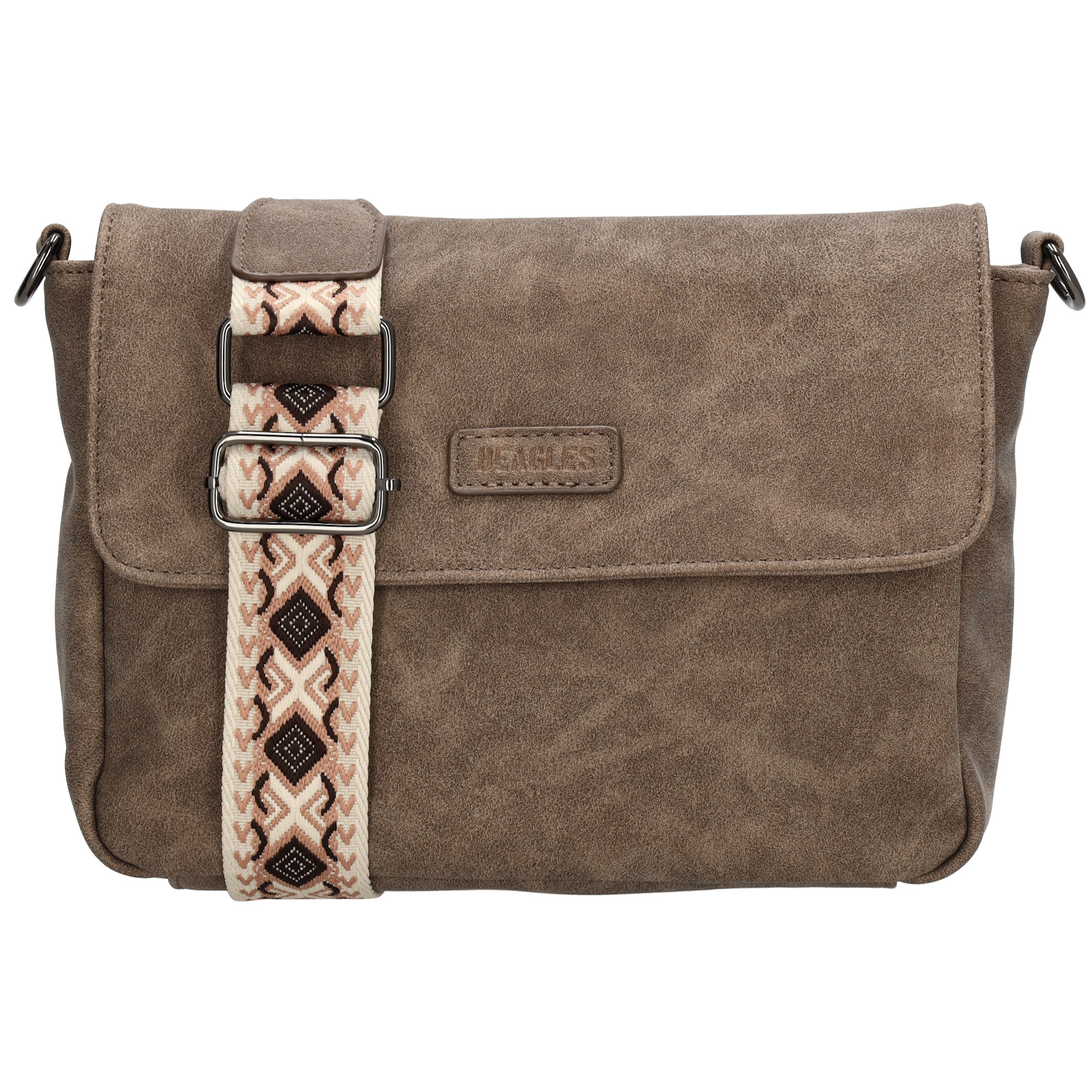 Deze schoudertas van Beagles is een must have voor elke vrouw. Deze schoudertas voor dames biedt een elegant en praktisch ontwerp. Het hoofdvak en achtervak zijn beide voorzien van een ritssluiting, waarbij het hoofdvak extra beveiligd is met een overslagsluiting. Binnenin vind je een handig telefoonvakje. De verstelbare, gekleurde schouderband zorgt voor een vleugje kleur aan een outfit. Met deze tas maak je de look van jouw klant compleet.

De eigenschappen van deze schoudertas zijn:

Hoofd- en achtervak met ritssluiting
Extra overslagsluiting
Verstelbare, gekleurde schouderband
Speciaal telefoonvak binnenin