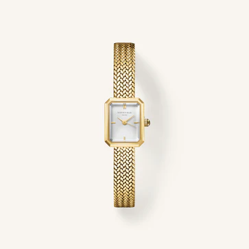 Nieuw binnen de collectie van Rosefield is deze Mini Octagon! Een klassiek horloge in een modern jasje!