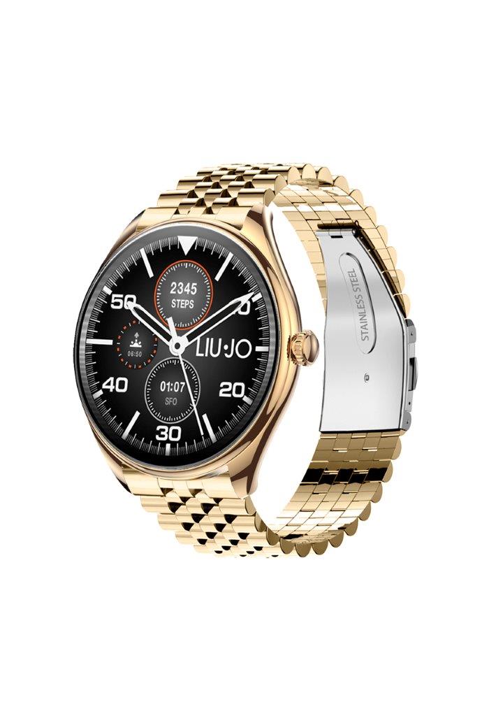 De Liu Jo SWLJ162 smartwatch is je perfecte personal assistent in een charmant, eigentijds jasje. Functioneel, vriendelijk in gebruik en met een intuïtieve interface is deze smartwatch compatible met zowel Android als Apple smartphone. Berichtjes zijn discreet te ontvangen, je favoriete muziek op afstand te bedienen en met de extra lange batterijduur van een week heb je het comfort om vrij te bewegen.