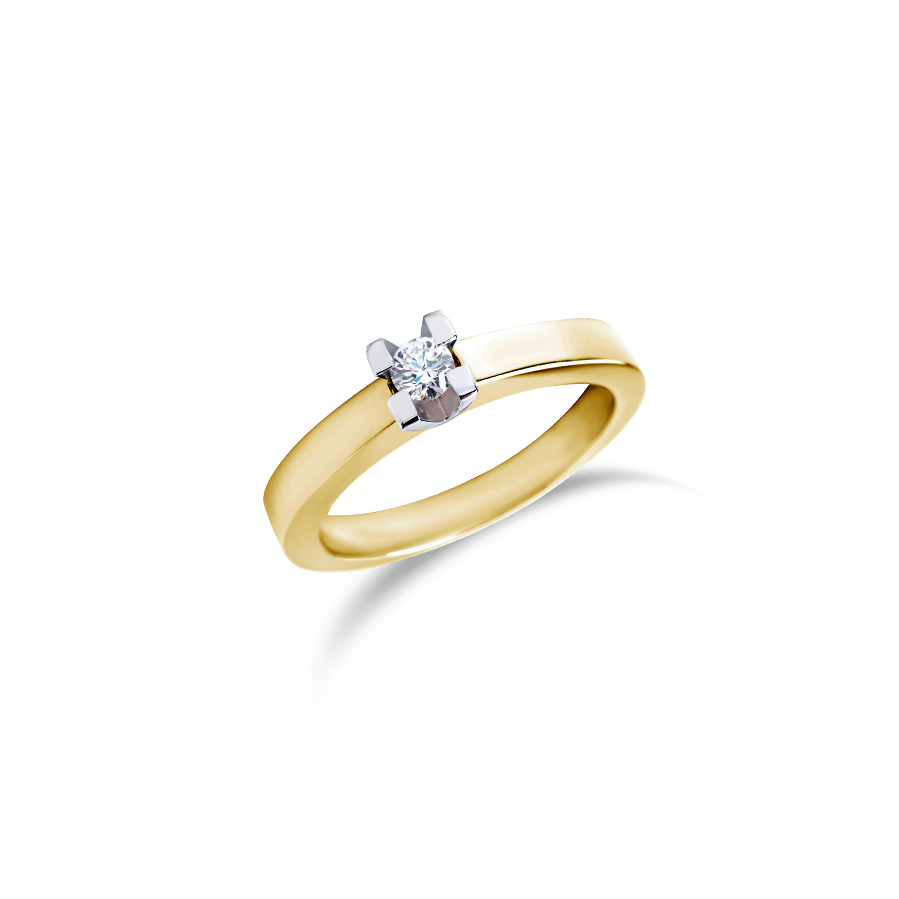 De R&C Ring Bicolor Roman 12 is een stijlvolle ring, gekenmerkt door een elegant bicolor ontwerp en verrijkt met een diamant van 0,05 karaat. Ideaal voor dagelijks gebruik of speciale gelegenheden. Draag het als een opvallend accessoire om je outfit een subtiele luxe uitstraling te geven.