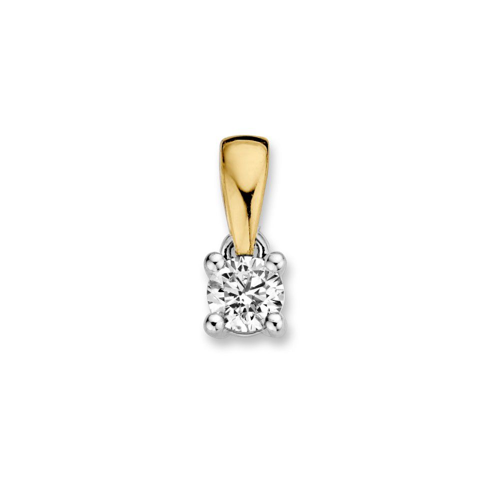 Caraat diamant totaal0.16 crt Kwaliteit diamantH/SI-1 (Wesselton) HelderheidSI-1SlijpvormBriljant