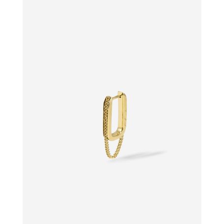 Essential Hoop Chainlink Gold Vermeil Single Piece