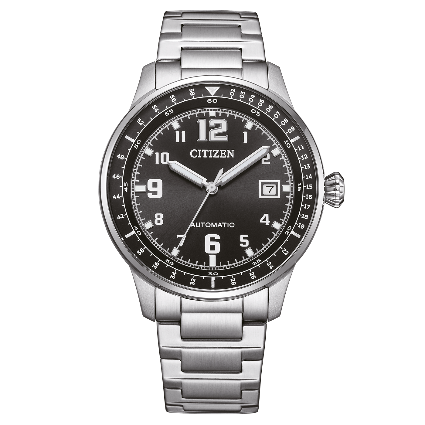 Dit Citizen horloge heeft een Automatisch uurwerk.
Referentienummer: NJ0190-51E

Dit Citizen horloge is uitgerust met een automatisch uurwerk. Het horloge heeft een powerreserve van 42 uur en is gehuisd in een 40mm stalen kast met aansluitend een stalen band. Het horloge heeft een zwarte wijzerplaat dat wordt beschermd door een kristalglas. Het horloge is waterbestendig tot 10 ATM / 100 M.
