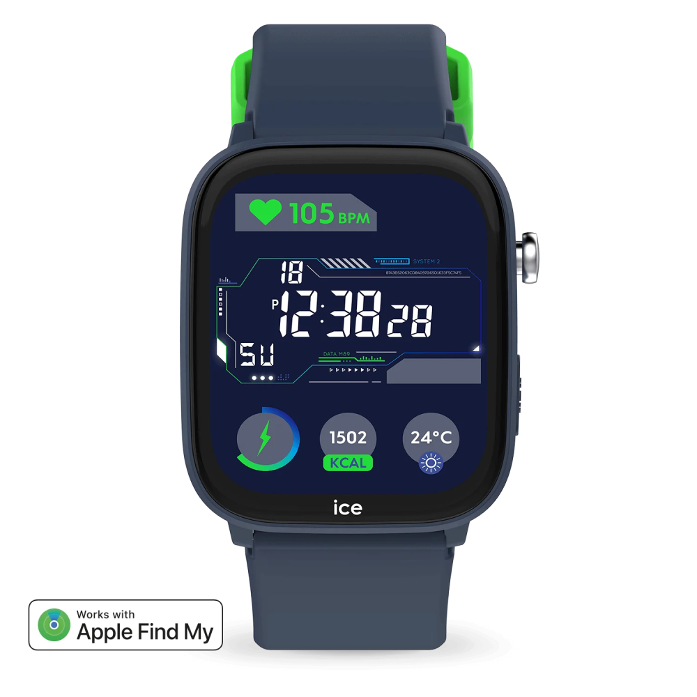 De product 024547 is een stijlvolle smartwatch met een rechthoekige plastic/siliconen horlogekast en -band, beide in blauw. Met functies zoals datumweergave, verlichting en een digitale aanduiding, is dit horloge ideaal voor dagelijks gebruik. Waterbestendig tot 1,5 meter, nikkelvrij en anti-allergisch. Draag deze klok comfortabel om de pols bij elke gelegenheid.
