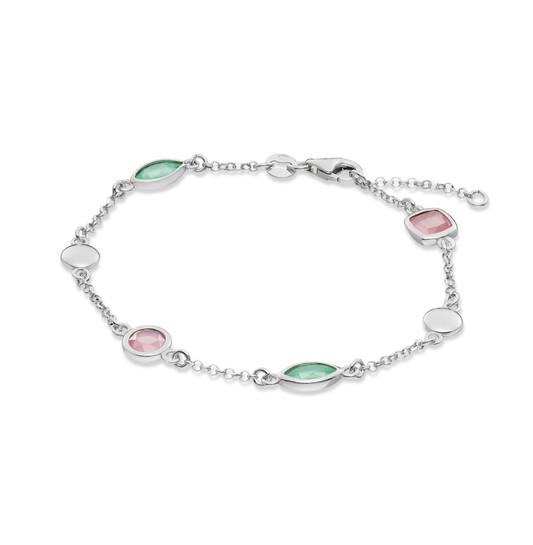 Armband Roze Groen Disc RD
