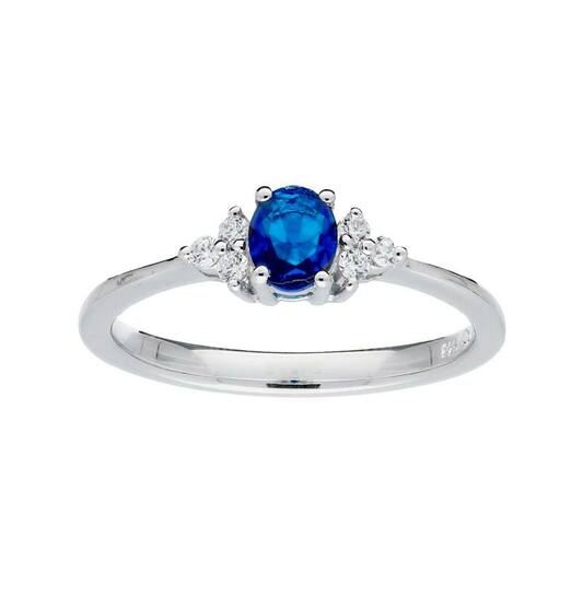 Damesring Blauwe CZ 925