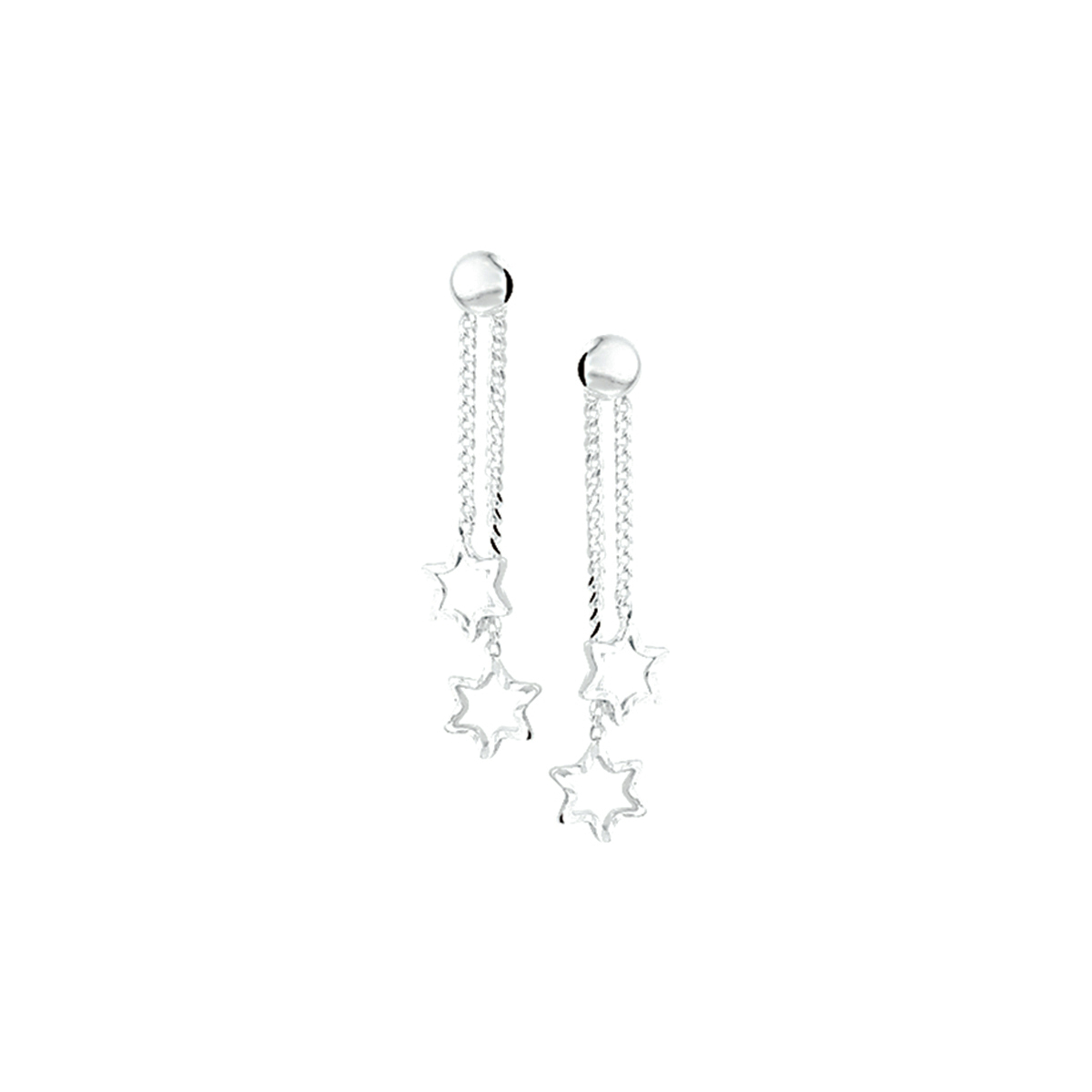 De Oorhangers zijn elegante oorbellen. Ze zijn gemaakt van zilver hebben een glanzende afwerking. Draag ze als stijlvolle aanvulling op zowel dagelijkse als formele outfits voor een verfijnde uitstraling. Hun tijdloze ontwerp maakt ze geschikt voor elke gelegenheid. Perfect voor een veelzijdige en chique look.
