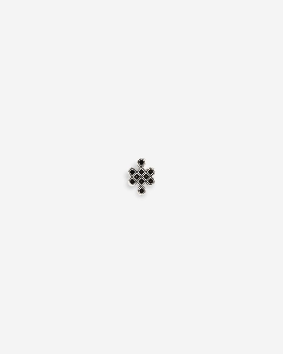 Endless Knot Knopje Flatback Zilver Single Piece