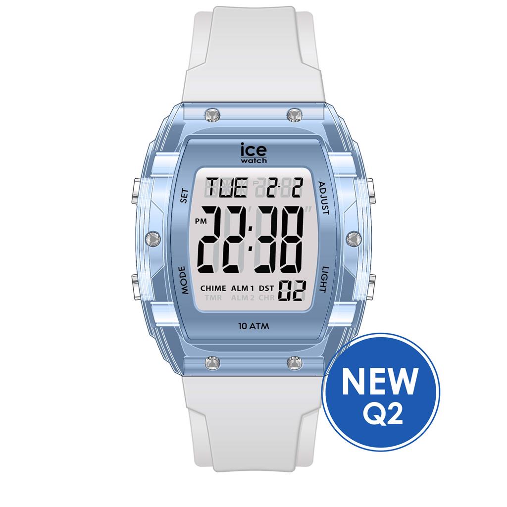 ICE digit boliday White Clear blue - Silver - Small ICE WATCH