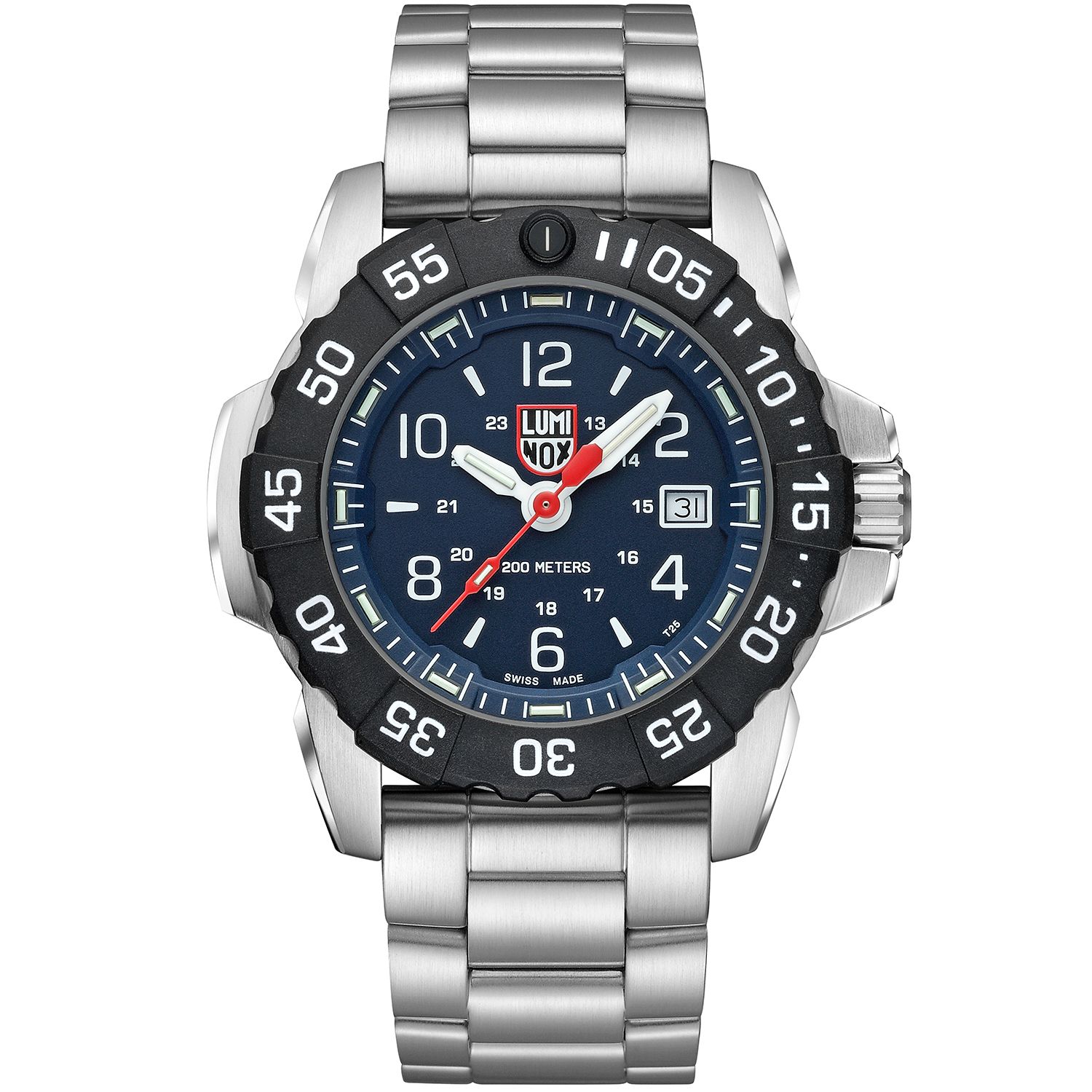Luminox - Sea Collection. Navy Seal RSC. Black/Blue. Quartz 200m WR Saffierglas - XS.3254.CB
