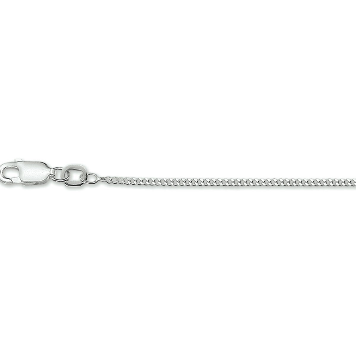 De Zilveren Collier gourmette is een elegante ketting met een breedte van 1,4 mm en een lengte van 42 cm. Gemaakt van 925 sterling zilver, heeft het een schitterende glans. Deze gourmette past perfect bij formele en casual outfits. Draag het solo voor een subtiele look, of combineer met andere kettingen voor een trendy stijl. 