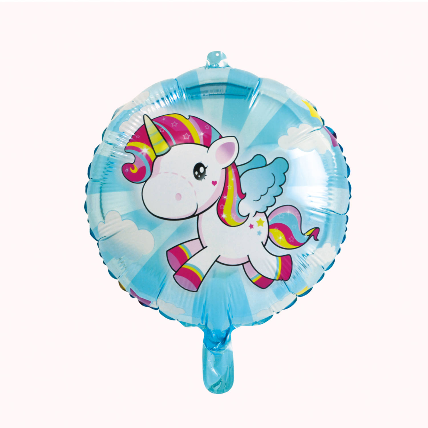 Unicorn Folie Ballon - 45 cm. Inhoud: 1 Folie Ballon. Kleur: Multi Kleuren. Product Thema: Unicorn. U kunt dit artikel gebruiken voor de volgende feestgelegenheid(en): Kinderfeestje. De folie ballon is 18 inch/45 cm. Het artikel is gemaakt van folie.
