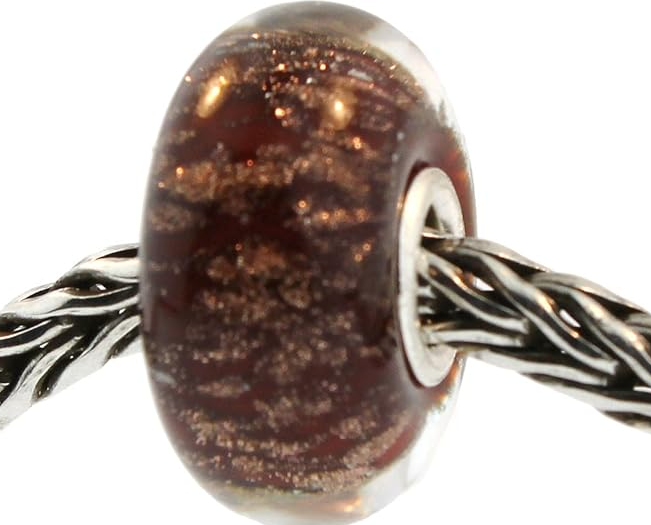Glaskraal Trollbeads bruine woestijn