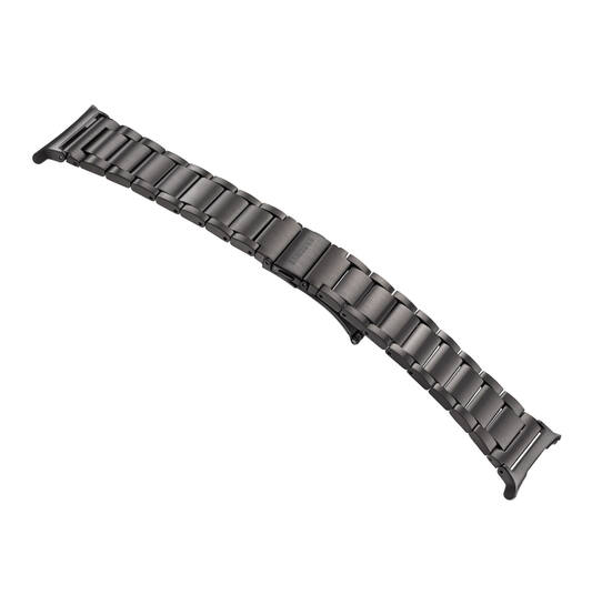 Dit is een zwarte horlogeband van het merk Samsung uit de serie Galaxy Watch Ultra