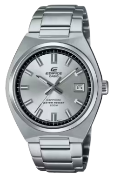Een analoog EDIFICE motorsportuurwerk met wijzers voor uren, minuten en seconden, geïnspireerd op de klassieke sportauto.

De slanke, spiegelende lunette en ronde roestvrijstalen kast met een stralende haarlijn vormen een unieke combinatie voor een klassieke look met een solide uitstraling. De wijzerplaat van de EFB-109D-1A is glanzend zwart, geaccentueerd met een vleugje rood op de secondewijzer. De blauwe wijzerplaat van de EFB-109D-2A en de zilveren wijzerplaat van de EFB-109D-7A zijn elk afgewerkt met een zonnestraalontwerp met fijne lijnen die vanuit het midden naar buiten stralen.

Met de stevige roestvrijstalen band, het saffierglas en de 10-bar waterdichtheid ben je klaar voor alles wat er op je pad komt.

Deze sportieve, klassieke chronograaf neemt je in een fractie van een seconde mee van informele settings naar zakelijke bijeenkomsten.