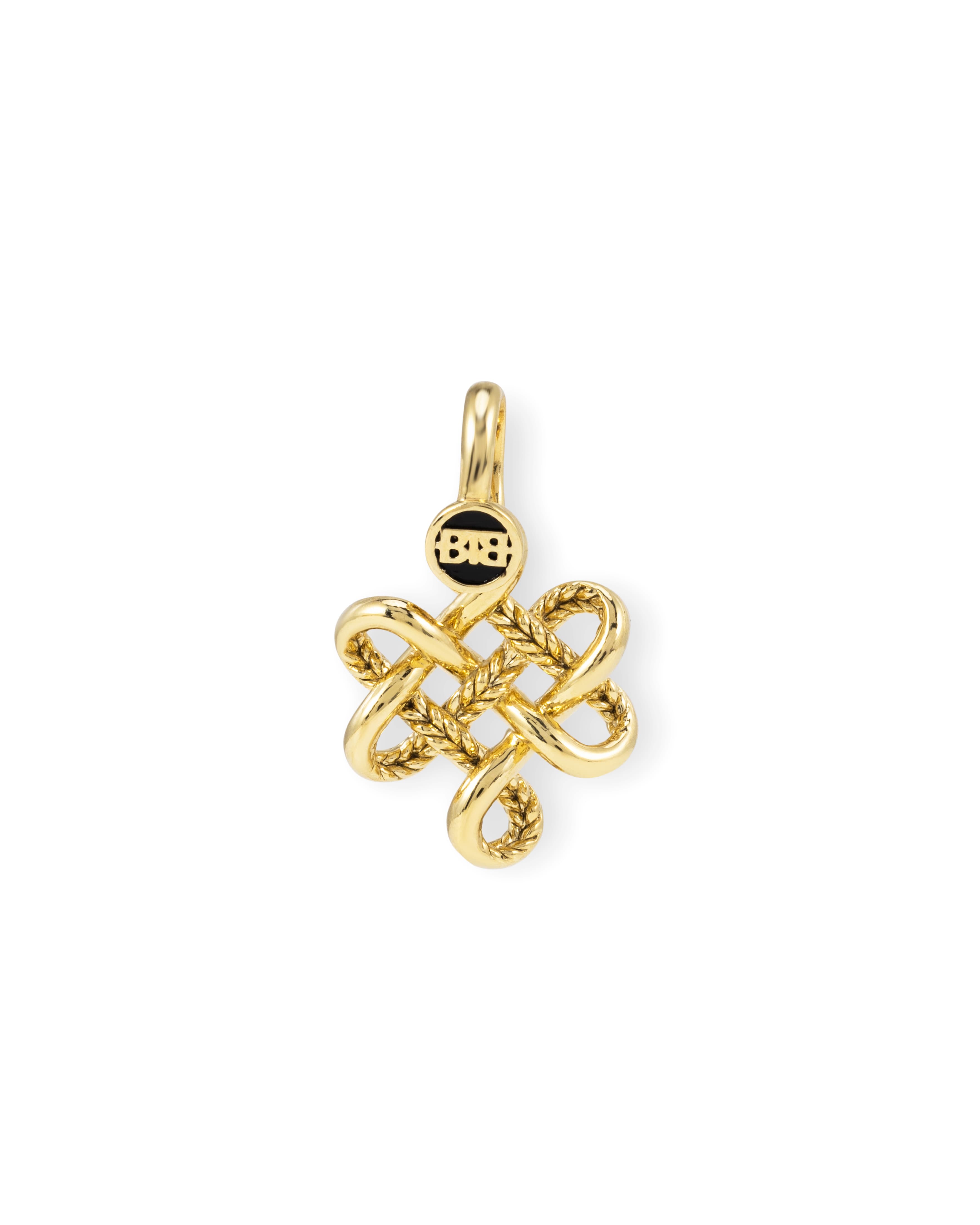 Buddha to Buddha - Endless Knot XS Pendant Vermeil, 665GV one Maat: 26x16mm - 001K09665E900