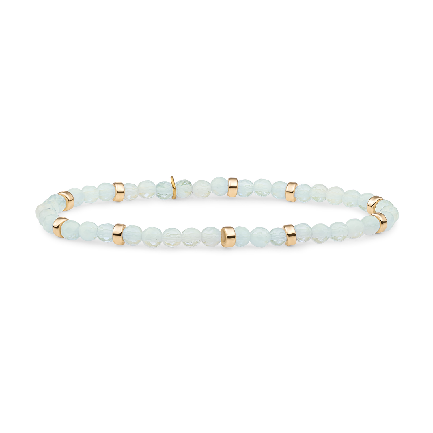 Sparkling Jewels Opalite Roundel Interstellar armband | Opaliet en zilver verguld | SBG-GEM14-MIX-RDL