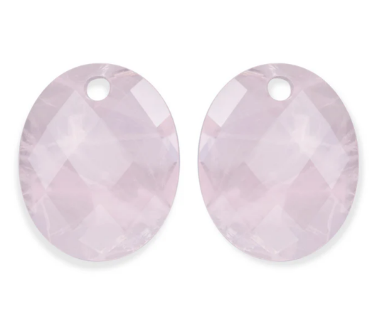 Ga voor een statement look met deze Rose Quartz Large Oval oorbel edelstenen. Deze oorstenen passen aan alle creolen en oorstekers van Sparkling, dus mix & match er gerust op los!