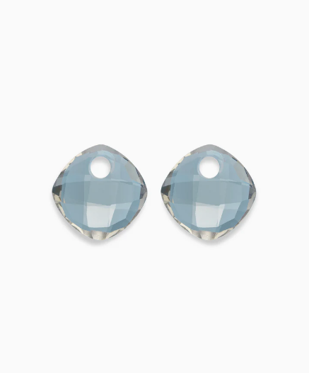 Sparkling Jewels oorstenen Cushion Cut Opalite