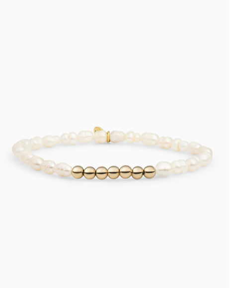 Als je op zoek bent naar een mooie finish voor je look, zoek dan niet verder. De Pearl Universe armbanden zitten fijn om je pols. Draag de armband alleen óf stack deze met andere Sparkling armbanden voor een statement look