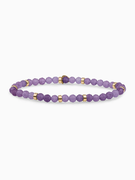 De Amethyst Roundel Interstellar armband is een echte eyecatcher. Met zijn verfijnde ontwerp is dit sieraad perfect om te dragen als statement piece, maar ook ideaal om te combineren in een stijlvolle stack met andere Amethyst- of gouden armbanden.

Voeg een vleugje elegantie en veelzijdigheid toe aan je collectie met deze prachtige armband. Perfect voor elke gelegenheid!