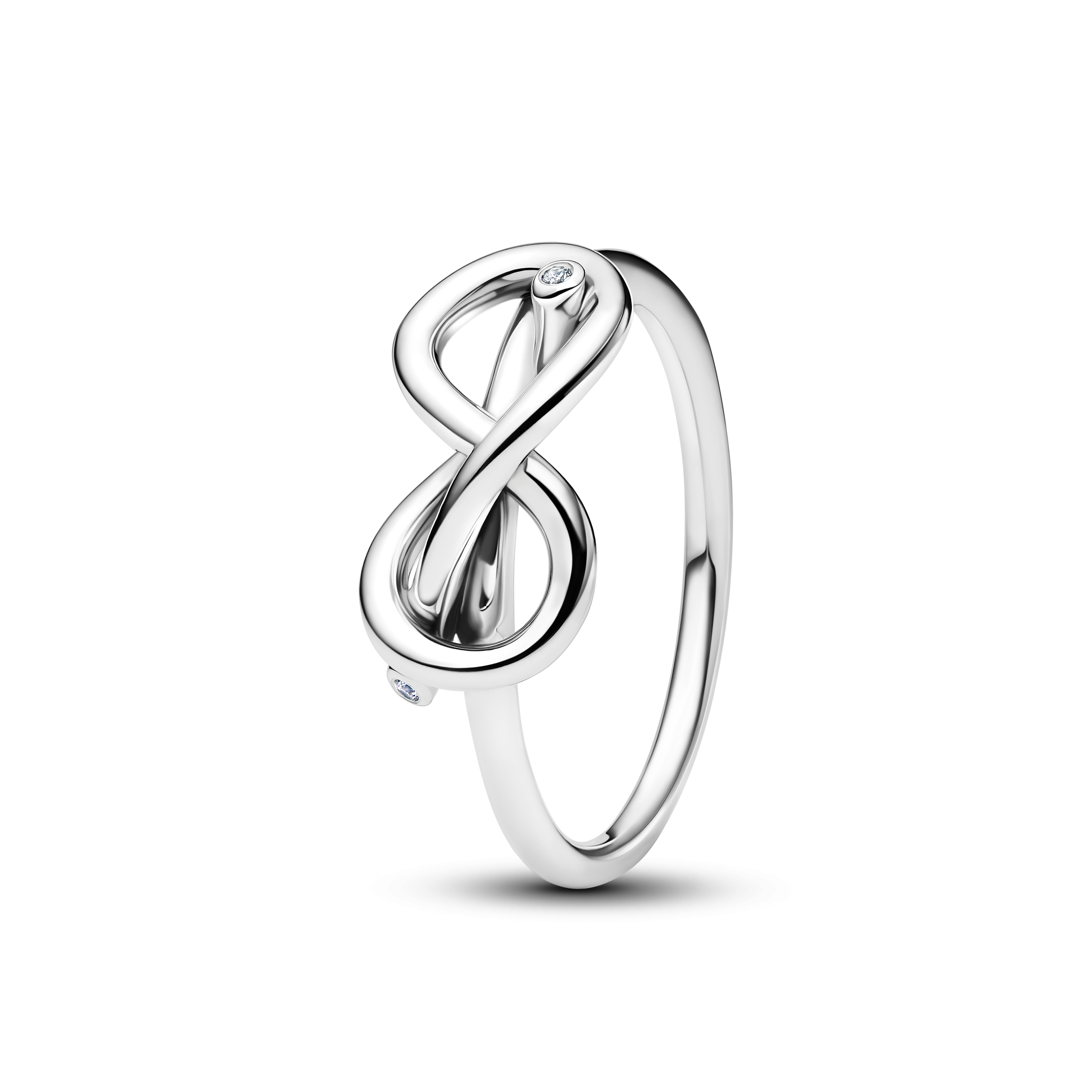 Pandora - Zilveren Infinity knot ring, maat 54 - 193759C01-54