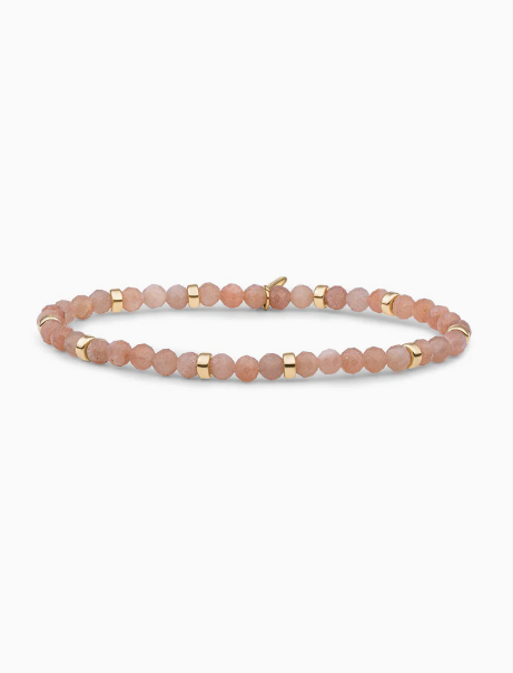 Bracelet I Sunstone Roundel Interstellar - Gold