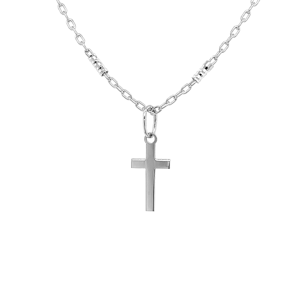 De witgouden kruis hanger met modelnummer WH0552 straalt elegantie uit. Deze hanger, behorend tot de categorie JEWEL en specifiek als PENDANT, is een prachtig sieraad voor dagelijks gebruik of speciale gelegenheden. Draag hem aan een fijne ketting rond de hals voor een stijlvolle en verfijnde uitstraling.