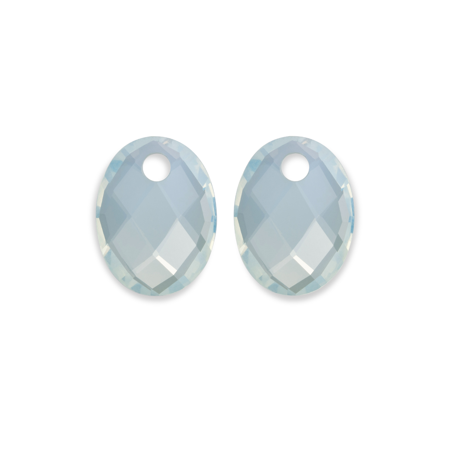 Sparkling Jewels oorstenen Medium Oval Opalite