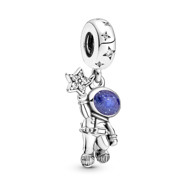 Astronaut In De Ruimte Hangende Bedel