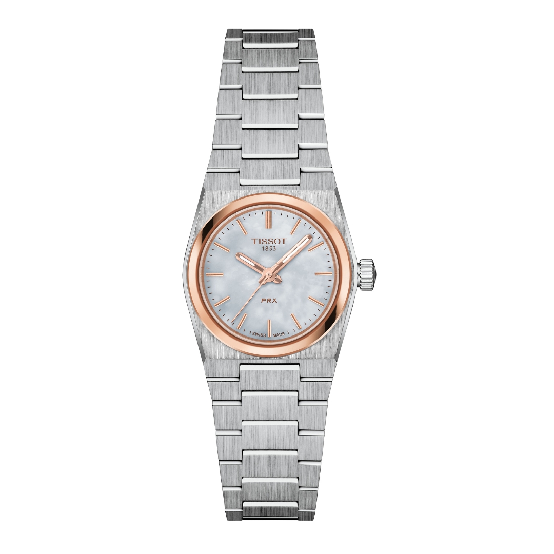 Tissot - PRX 25mm, Mini Quartz, 100 meter WR, Saffierglas - T1370102111100