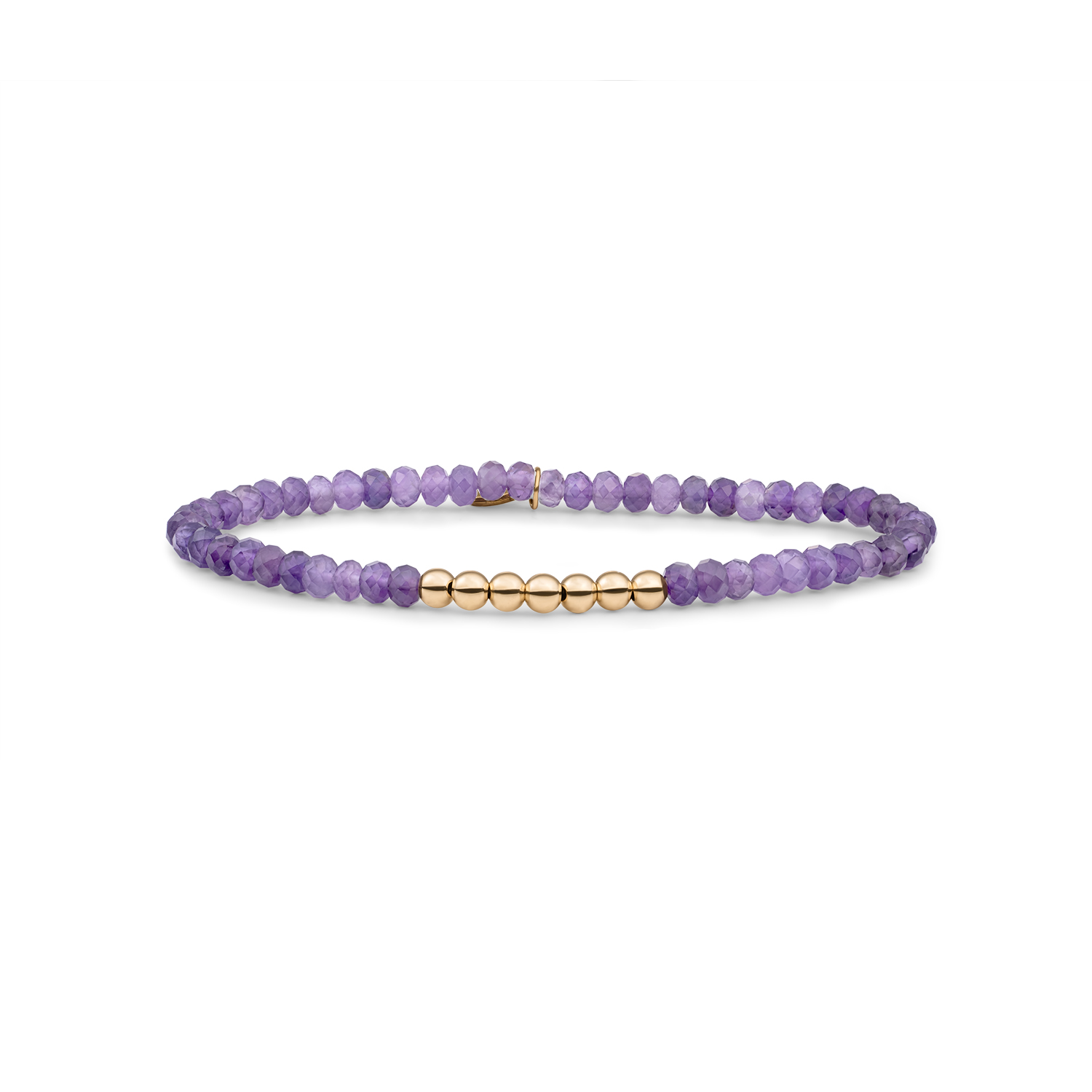 SPARKLING JEWELS ARMBAND AMETHYST REVERSE UNIVERSE GOLD