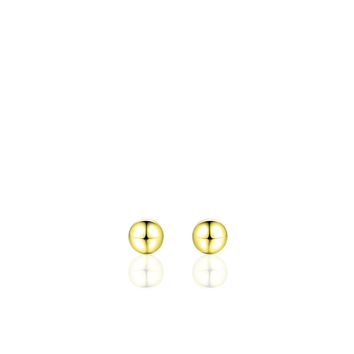 De Gisser oorstekers bolletje in goudplated uitvoering met een diameter van 5 mm, modelnummer B05Y, vallen onder de categorie "Sieraden" en het type "Oorstekers". Deze stijlvolle oorstekers zijn perfect voor dagelijks gebruik en combineren gemakkelijk met andere sieraden voor een elegante look. Ze voegen een subtiele glans toe aan elke outfit.