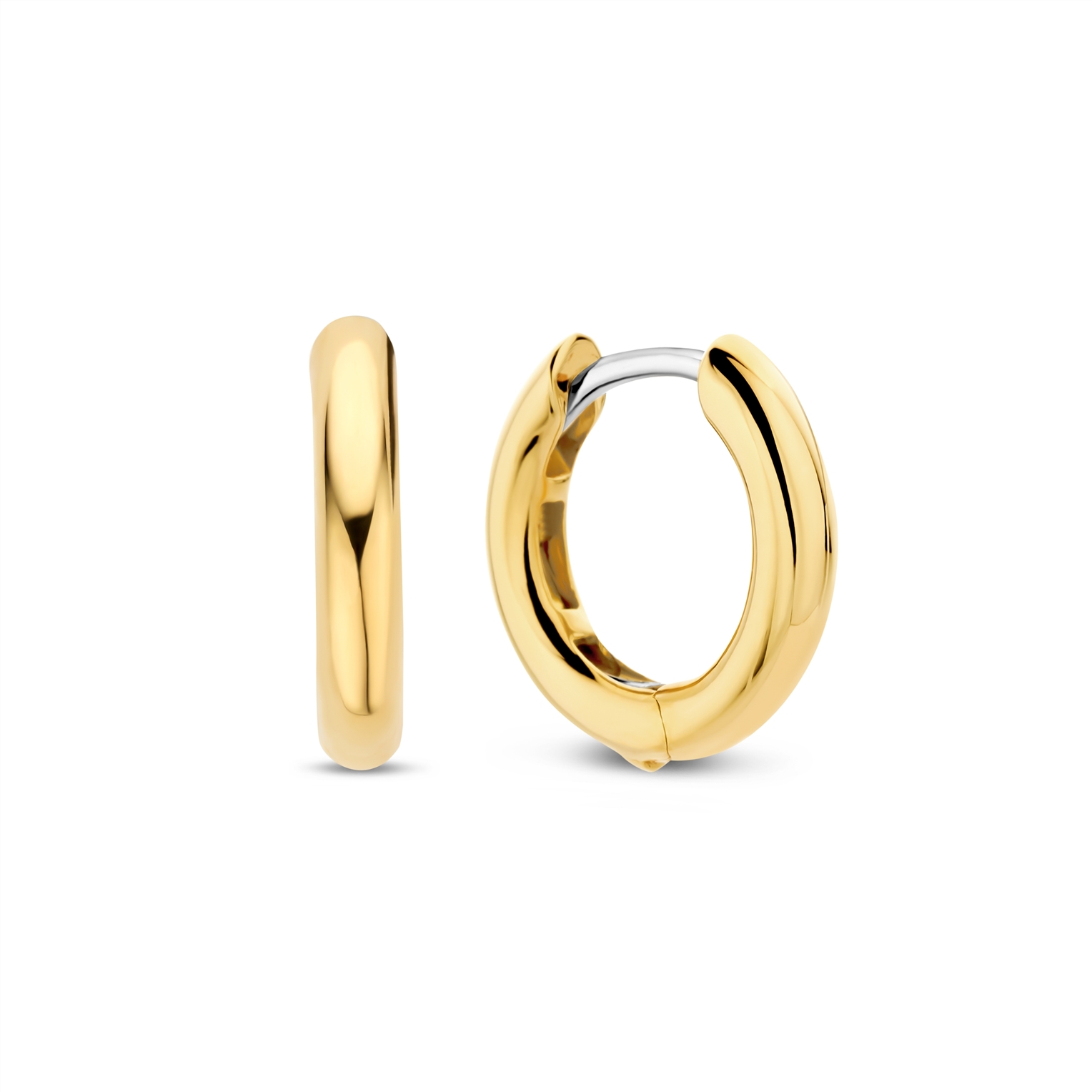 De TI SENTO Oorbellen 7812YS zijn prachtige creolen, perfect voor elke gelegenheid. Deze zilver vergulden combineer ze met een elegante halsketting of andere accessoires om een stijlvolle look te creëren. Ideaal voor zowel casual als formele outfits, en comfortabel om de hele dag te dragen.