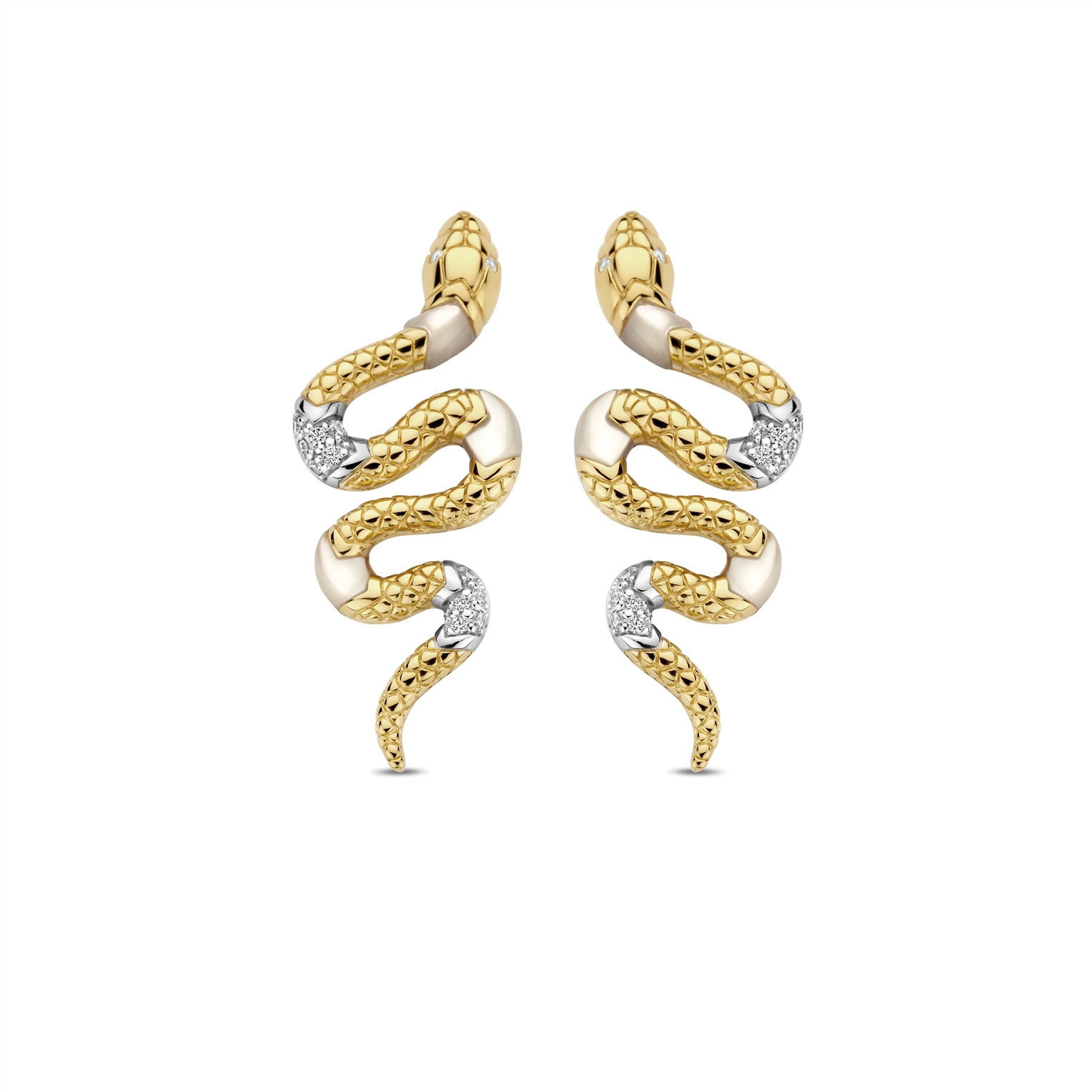 Dit zijn oorringen van het merk Ti Sento Milano.