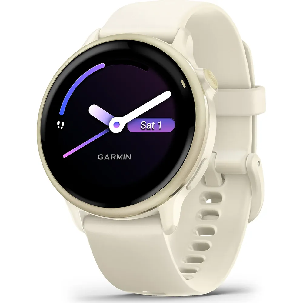 Garmin Vivoactive 6 Lunar Gold met Bone band 010-02985-01