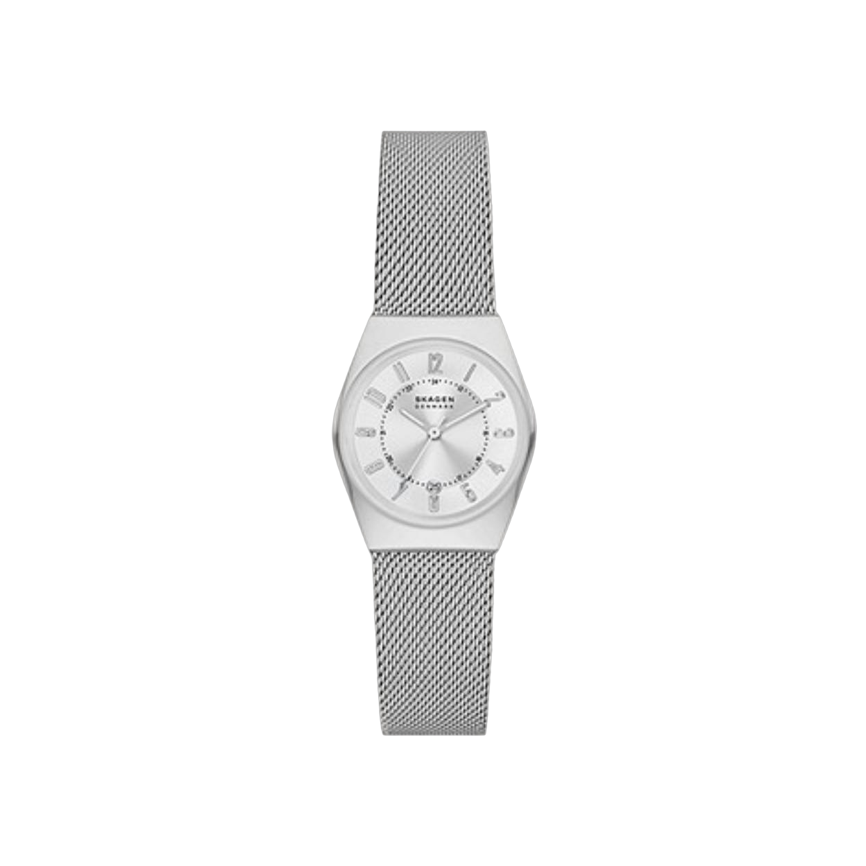Artikelnummer: SKW3038
Kastmaat : 26MM
Beweging: Datum met drie wijzers
Platform: GROEN LILLE
Materiaal band: roestvrijstalen gaas
Waterbestendigheid: 3 ATM
Materiaal kast: minimaal 50% gerecycled roestvrij staal
Kastkleur: Zilver
Wijzerplaat Kleur: Wit Zilver
Bandbreedte: 16MM
Sluiting: veiligheidsgaasgesp
Binnenomtrek band: 175 +/- 5 MM
Batterijtype: SR621SW