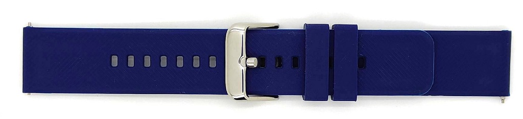 De BBS Horlogeband Donker Blauw, modelnummer 00822600_02_20, is een stijlvolle horlogeband in de categorie STRAP met een blauwe kleur. Vervaardigd van duurzaam plastic silicone, biedt deze band comfort en een standaardmodel design. Met een breedte van 20 mm past hij op diverse horloges. Draag hem dagelijks voor een eigentijdse look.