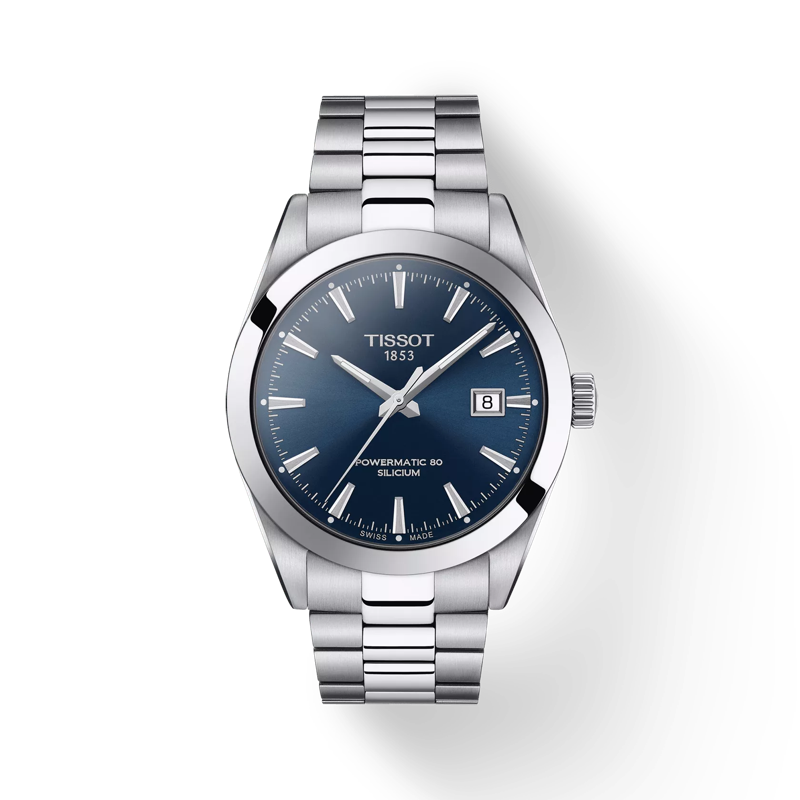 Als ‘innovator by tradition’ draagt Tissot zijn nieuwe Gentleman op aan de stijlvolle man van vandaag. Het is geraffineerd, maar toch discreet, gemaakt van staal en verkrijgbaar in diverse versies. De Tissot Gentleman kan zowel op het werk als in de vrije tijd worden gedragen, bij formele en informele gelegenheden, bij sportieve of zakelijke evenementen. En het ziet er altijd stijlvol uit.