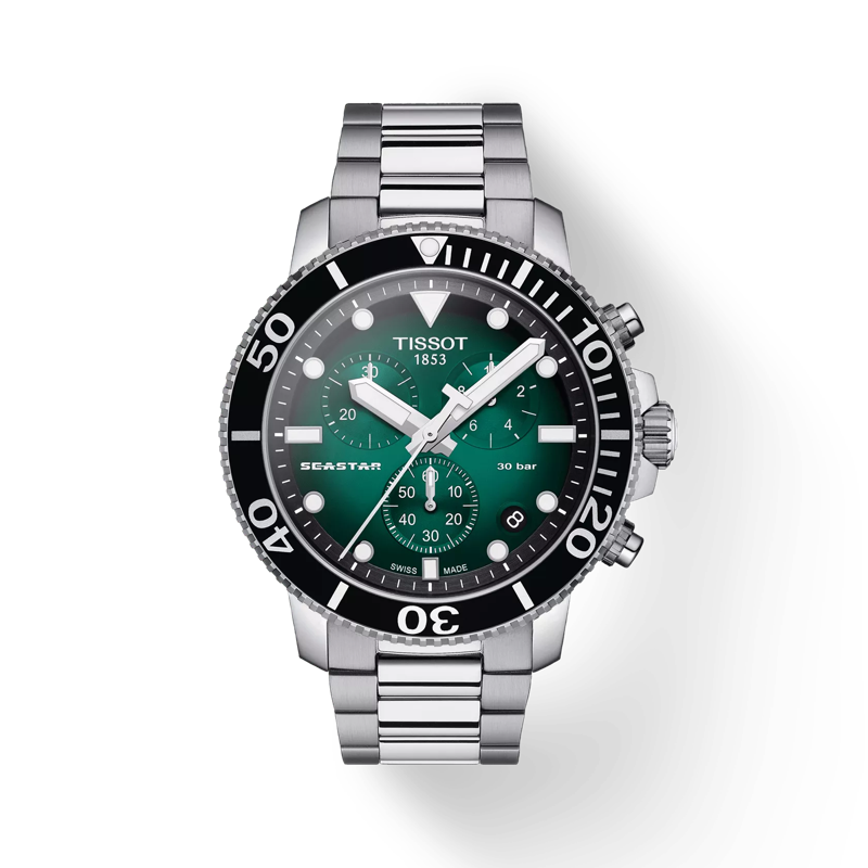 Diameter:45.5 mm
316L roestvrijstalen behuizing
Schroef-down kroon en caseback
Zwitsers kwartsuurwerk
Krasbestendig saffierglas met dubbelzijdige antireflecterende coating
Waterbestendig tot een druk van 30 bar (300 m / 1000 ft)
Verwisselbare band met snelsluiting