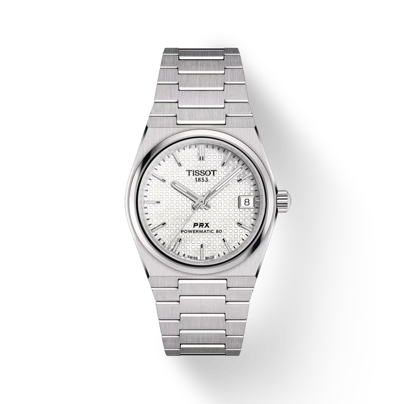 De Tissot PRX Powermatic 80, modelnummer, is een stijlvol horloge met een roestvrijstalen kast en zilverkleurige band. Het horloge heeft een datumfunctie en is perfect voor zowel formele als informele gelegenheden. Combineer het met een nette outfit voor zakelijke bijeenkomsten of draag het dagelijks voor een tijdloze uitstraling.
